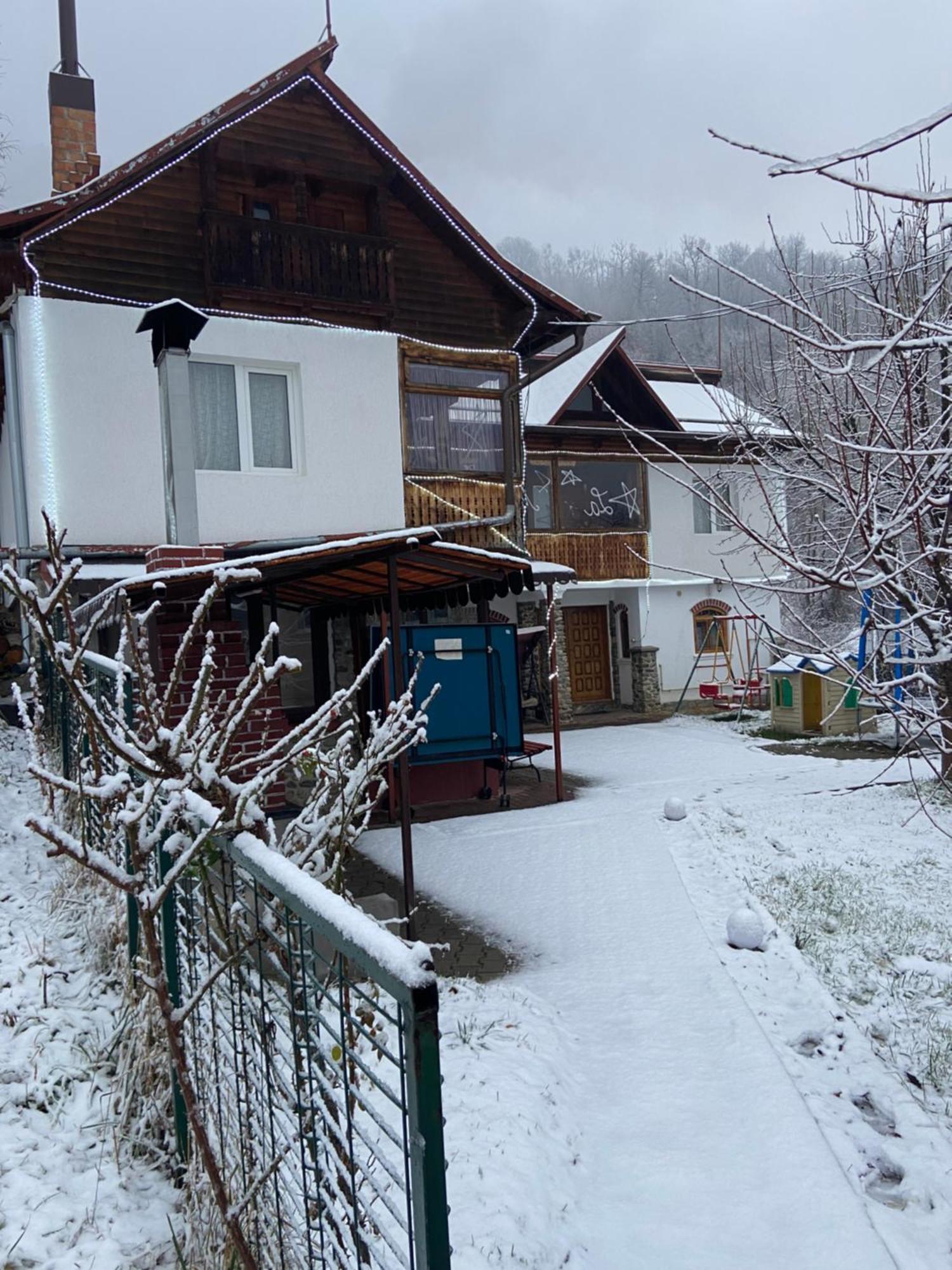 Casa Colt De Rai Villa Brezoi Exteriör bild
